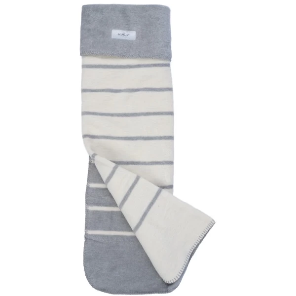 Zaffiro Grijs & Ecru Gestreept 100 X 150 Cm Ledikantdeken 15366 5 Zaffiro Grijs & Ecru Gestreept 100 X 150 Cm Ledikantdeken 15366 - Afbeelding 3