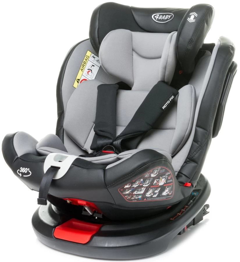 4Baby Roto-Fix Blue 360º 0-36 Kg Isofix Autostoel 5 4Baby Roto-Fix Blue 360º 0-36 Kg Isofix Autostoel - Afbeelding 3