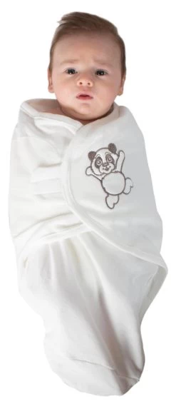 Bo Jungle Baby Wrap White Small Wikkeldeken B170400