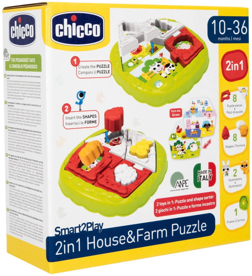Chicco 2-in-1 Huispuzzel 00011085000000 10 Chicco 2-in-1 Huispuzzel 00011085000000 - Afbeelding 8