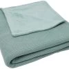 Jollein Basic Knit Forest Green / Fleece 100 X 150 Cm Ledikantdeken 517-522-65219 -Kinderkraft Winkel Jollein Basic Knit Forest Green Fleece 100 x 150 cm Ledikantdeken 517 522 65219 voorkant clipped rev 1