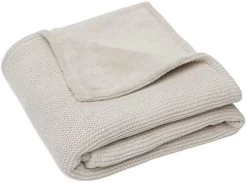 Jollein Basic Knit Nougat / Fleece 75 X 100 Cm Wiegdeken 517-511-65360