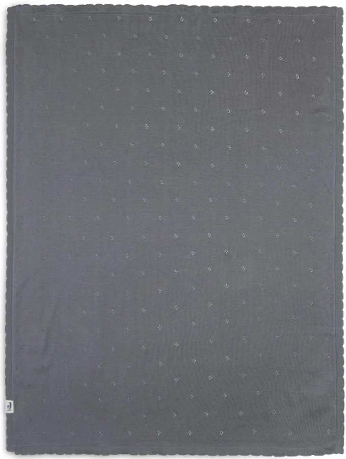 Jollein Pointelle Storm Grey 75 X 100 Cm Wiegdeken 516-511-66064 4 Jollein Pointelle Storm Grey 75 X 100 Cm Wiegdeken 516-511-66064 - Afbeelding 2