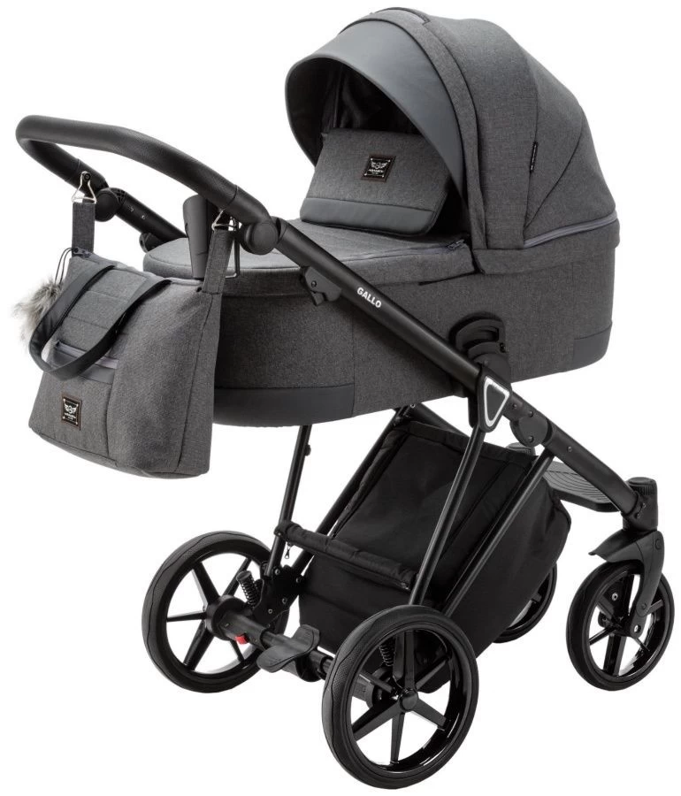 Adamex Gallo Graphite 2-in-1 Kinderwagen GA-3 3 Adamex Gallo Graphite 2-in-1 Kinderwagen GA-3