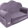 Albero Mio Cloud Sofa Velvet Heather Slaapbank V112 -Kinderkraft Winkel albero mio cloud sofa heather slaapbank v112