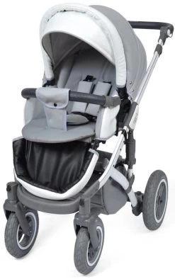 Baby Merc Faster 3 Eco Leather Grey Kinderwagen Incl. Autostoel F10 -Kinderkraft Winkel baby merc faster 3 grey kinderwagen incl. autostoel 5