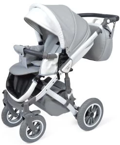 Baby Merc Faster 3 Eco Leather Grey Kinderwagen Incl. Autostoel F10 -Kinderkraft Winkel baby merc faster 3 grey kinderwagen incl. autostoel 6
