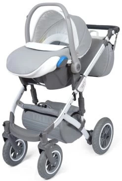 Baby Merc Faster 3 Eco Leather Grey Kinderwagen Incl. Autostoel F10 -Kinderkraft Winkel baby merc faster 3 grey kinderwagen incl. autostoel 7