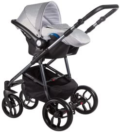 Baby Merc La Noche Limited Light Grey 3-in-1 Kinderwagen Incl. Autostoel LNL/LNL07/SCE -Kinderkraft Winkel baby merc la noche limited light grey 3 in 1 kinderwagen incl. autostoel lnl lnl07 sce 1