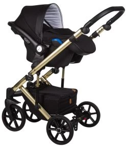Baby Merc Mosca Limited Black/Gold 3-in-1 Kinderwagen Incl. Autostoel MOL/ML204/ZE -Kinderkraft Winkel baby merc mosca limited black gold 3 in 1 kinderwagen incl. autostoel mol ml204 ze