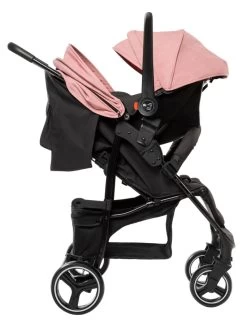 Babygo Basket Pink Melange Wandelwagen Incl. Autostoel 64013 17 Babygo Basket Pink Melange Wandelwagen Incl. Autostoel 64013 -Kinderkraft Winkel babygo basket pink melange wandelwagen incl. autostoel 64013 2