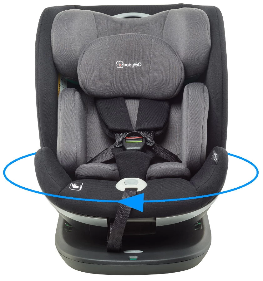 Babygo Grow Up Black I-Size 360° Autostoel 0-36 Kg 2801 3 Babygo Grow Up Black I-Size 360° Autostoel 0-36 Kg 2801