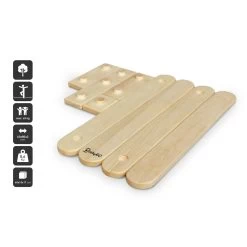 Babygo Nature 4-delige Balansbalk 8602 -Kinderkraft Winkel babygo nature 4 delige balansbalk 8602 3