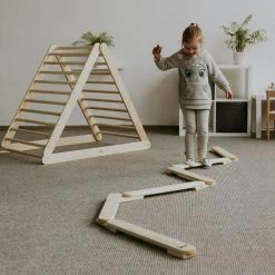 Babygo Nature 4-delige Balansbalk 8602 -Kinderkraft Winkel babygo nature balansbalk sfeer 3