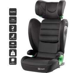 Babygo Safechild Black I-Size Autostoel 15-36 Kg 3855 -Kinderkraft Winkel babygo safechild black i size autostoel 15 36 kg 3855 9