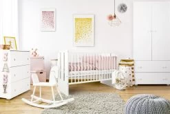 Commode Teuntje Wit -Kinderkraft Winkel babykamer teuntje wit ledikant commode en kast 9