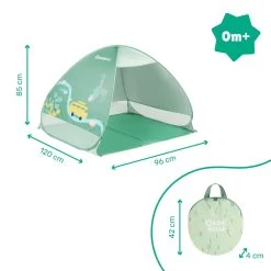 Badabulle Green Anti-UV Tent B038205 -Kinderkraft Winkel badabulle green anti uv tent b038205 3