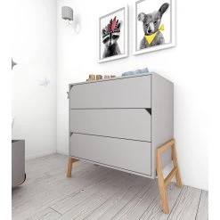 Bellamy Lotta Grey Commode LOSZKOMO -Kinderkraft Winkel bellamy lotta grey commode loszkomo 5