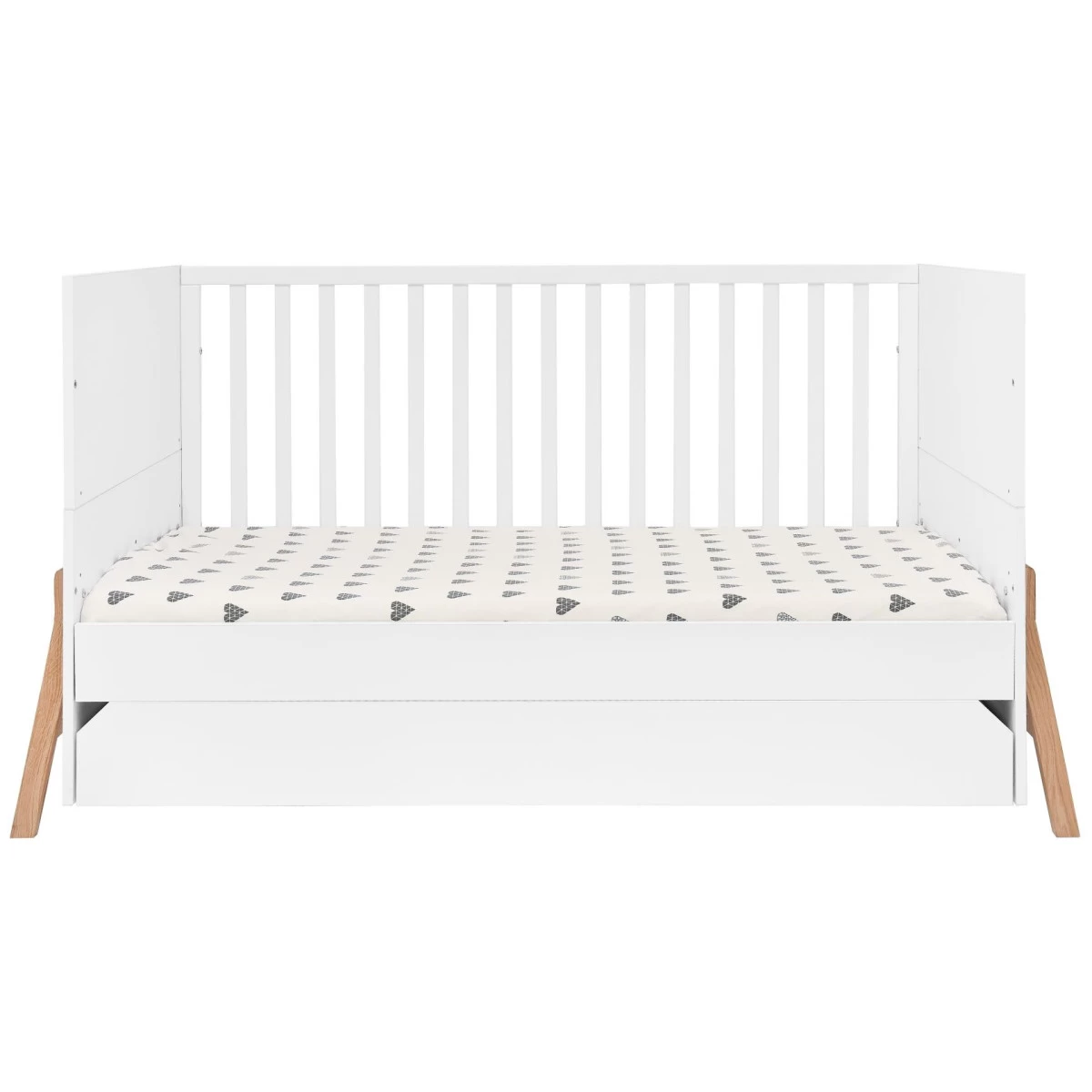 Bellamy Lotta Snow Babykamer: Ledikant/Juniorbed, Commode En 2-Deurskast - Afbeelding 4