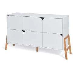 Bellamy Lotta Snow Babykamer: Ledikant/Juniorbed, Commode Met 6 Lades En 2-Deurskast -Kinderkraft Winkel bellamy lotta snow commode met 6 lades lobiko6s 2 2