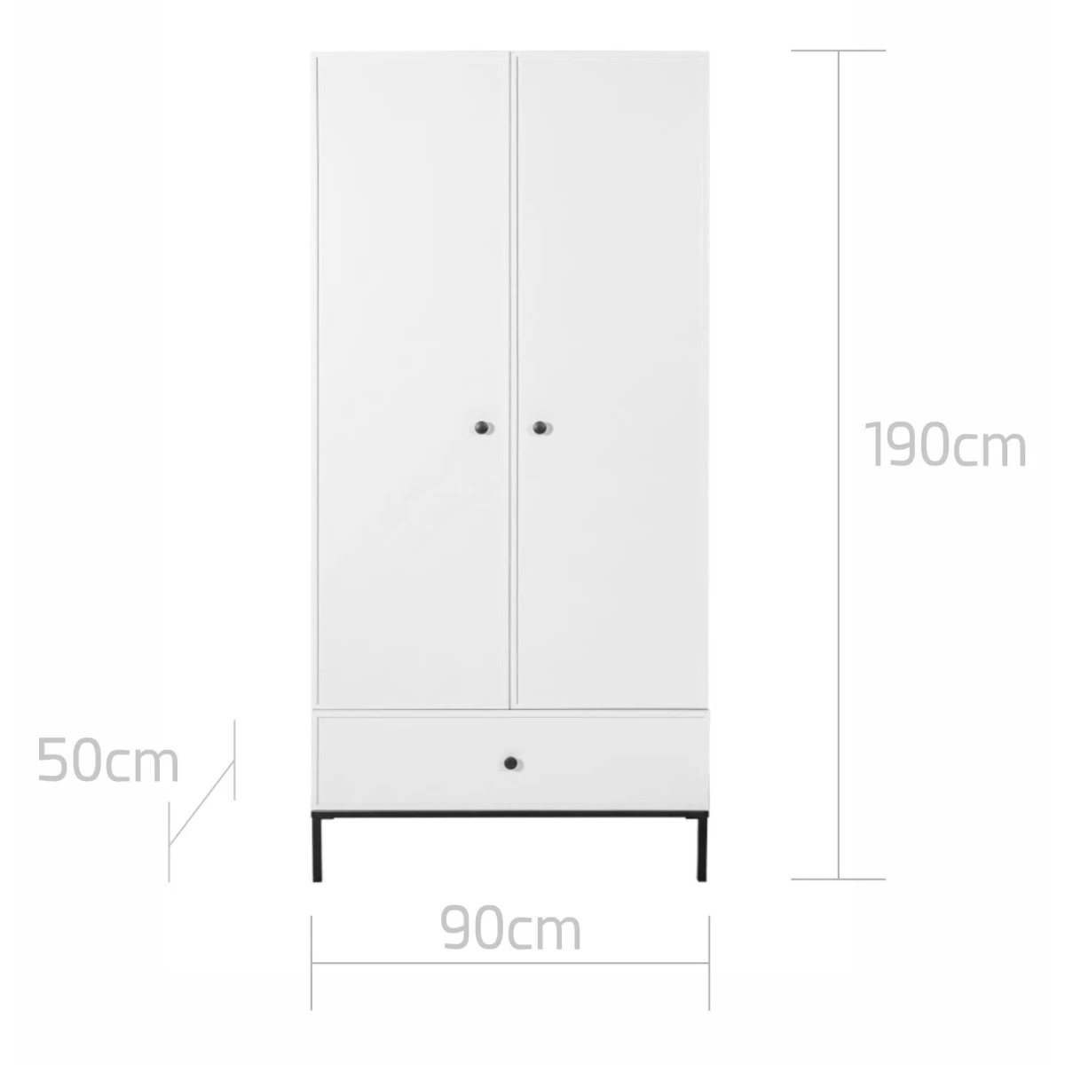 Bellamy Lumi White Babykamer: Ledikant/Juniorbed, Commode En 2-Deurskast 17 Bellamy Lumi White Babykamer: Ledikant/Juniorbed, Commode En 2-Deurskast - Afbeelding 15