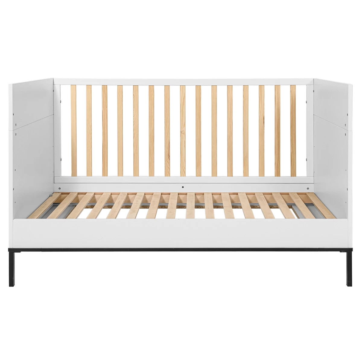 Bellamy Lumi White Babykamer: Ledikant/Juniorbed, Commode En 2-Deurskast 7 Bellamy Lumi White Babykamer: Ledikant/Juniorbed, Commode En 2-Deurskast - Afbeelding 5