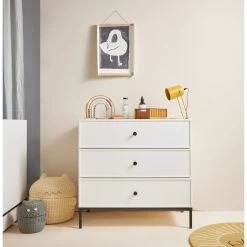 Bellamy Lumi White Babykamer: Ledikant/Juniorbed, Commode En 2-Deurskast 38 Bellamy Lumi White Babykamer: Ledikant/Juniorbed, Commode En 2-Deurskast -Kinderkraft Winkel bellamy lumi white commode lubikomo 4 2