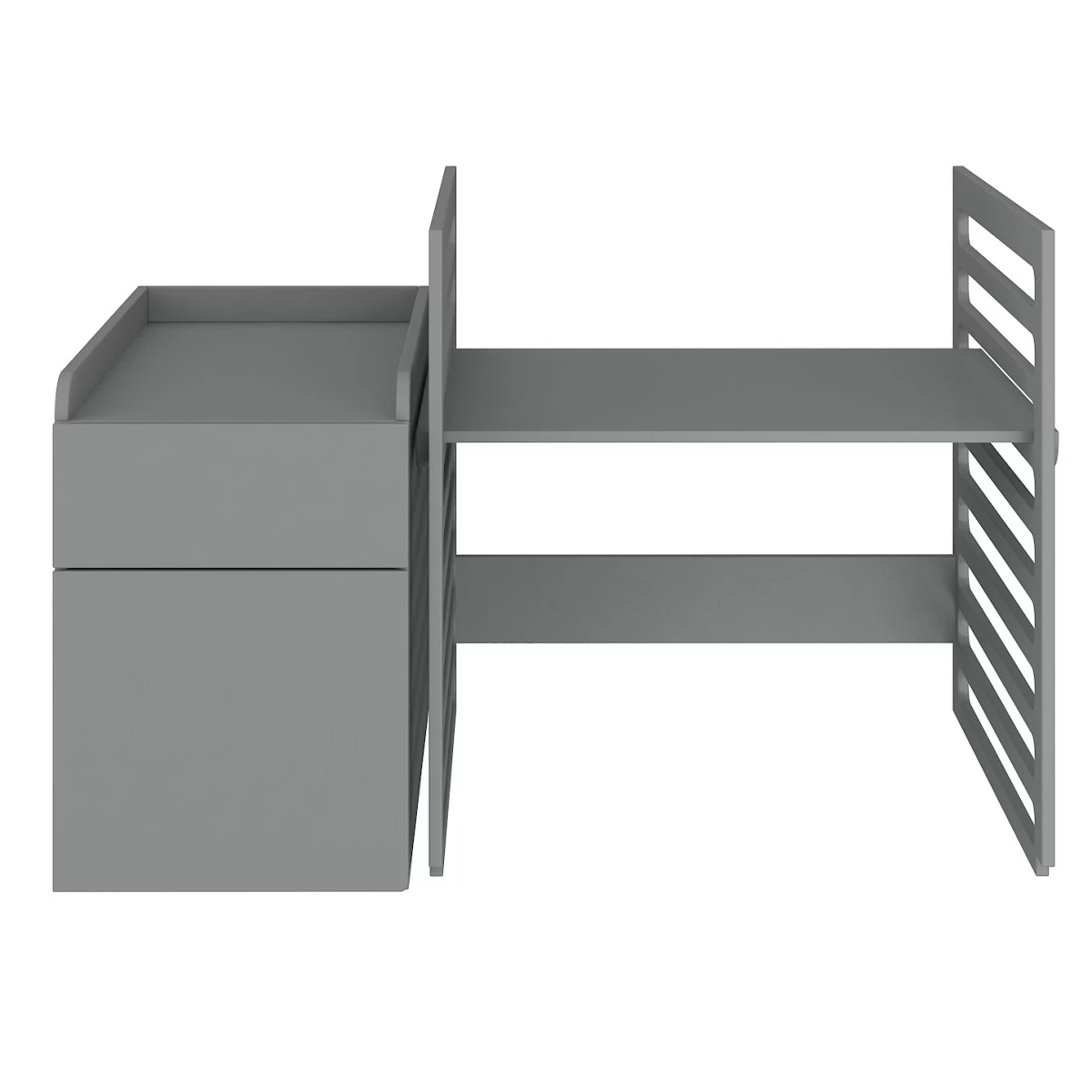 Bellamy UP! Grey 70 X 120/160 Cm 2-in-1 Meegroei Ledikant En Commode Incl. Lade - Afbeelding 7