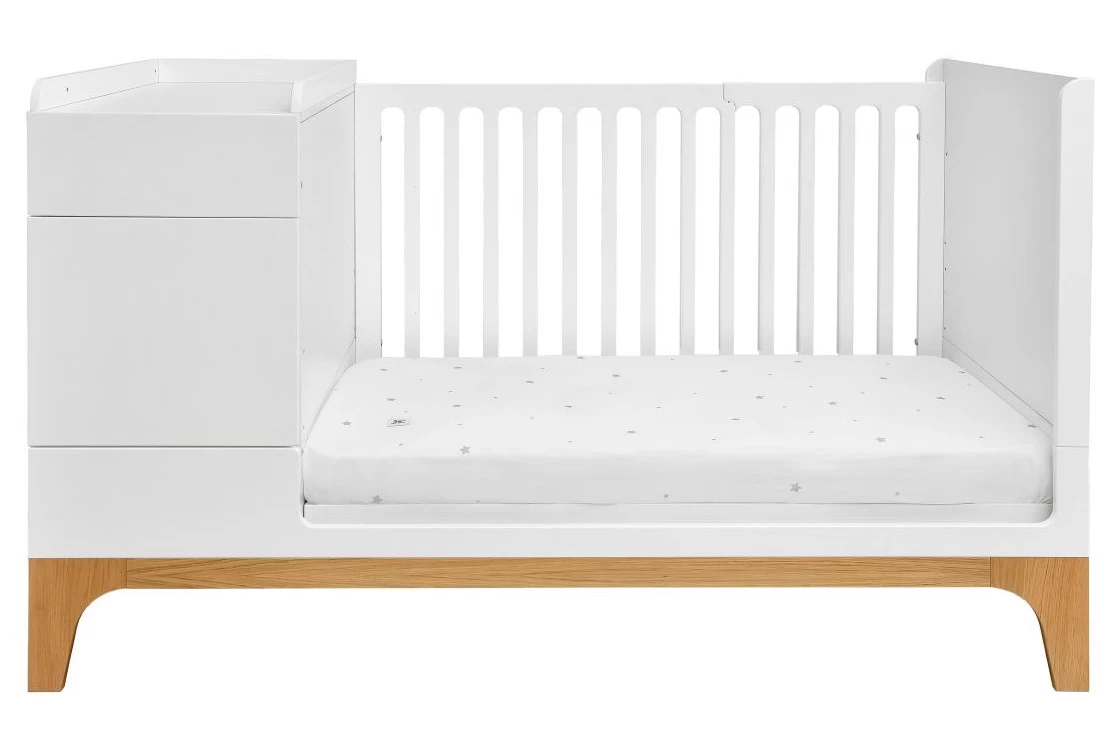 Bellamy UP! Grey 70 X 120/160 Cm 2-in-1 Meegroei Ledikant En Commode Incl. Lade - Afbeelding 5