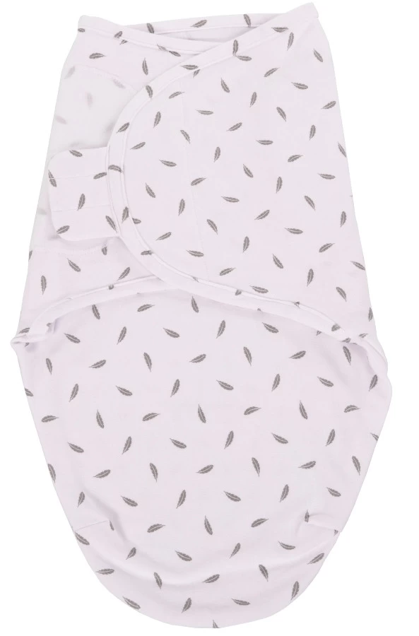 Bo Jungle B-Wrap Grey Feathers Small Wikkeldeken B172300 3 Bo Jungle B-Wrap Grey Feathers Small Wikkeldeken B172300