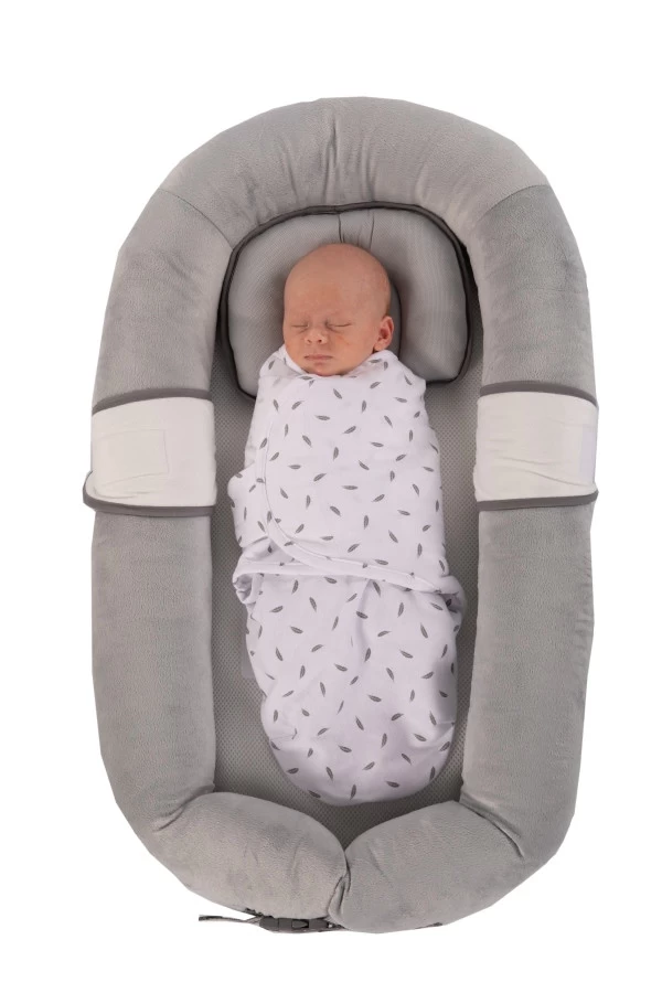 Bo Jungle B-Wrap Grey Feathers Small Wikkeldeken B172300 8 Bo Jungle B-Wrap Grey Feathers Small Wikkeldeken B172300 - Afbeelding 6