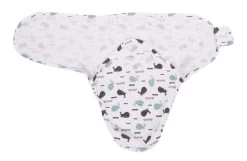 Bo Jungle B-Wrap Grey Feathers Small Wikkeldeken B172300 14 Bo Jungle B-Wrap Grey Feathers Small Wikkeldeken B172300 -Kinderkraft Winkel bojungle b wrap small wikkeldeken 1 2