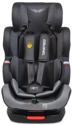 Cangaroo Colonel Dark Grey SPS Isofix 0-36 Kg Autostoel 0212 22 Cangaroo Colonel Dark Grey SPS Isofix 0-36 Kg Autostoel 0212 -Kinderkraft Winkel cangaroo colonel light grey 0 36 kg autostoel 0205 11 1