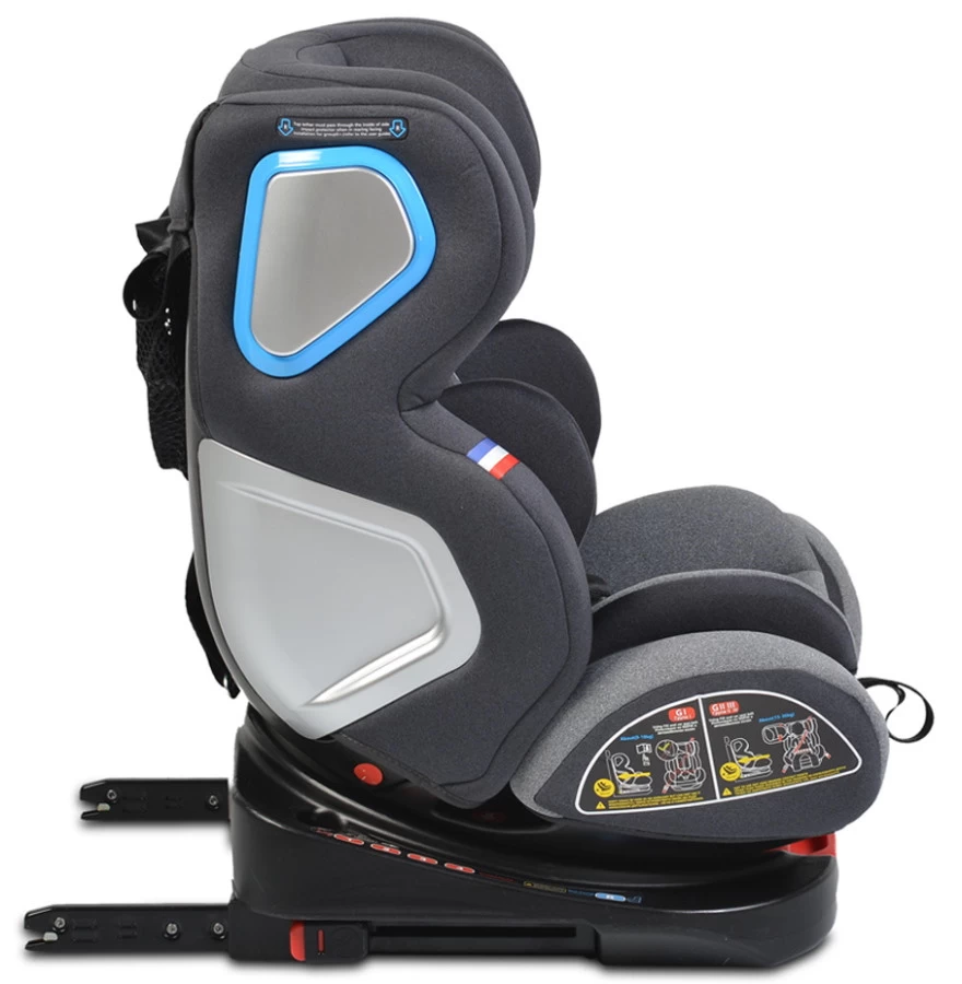 Cangaroo Colonel Black SPS Isofix 0-36 Kg Autostoel 0229 4 Cangaroo Colonel Black SPS Isofix 0-36 Kg Autostoel 0229 - Afbeelding 2