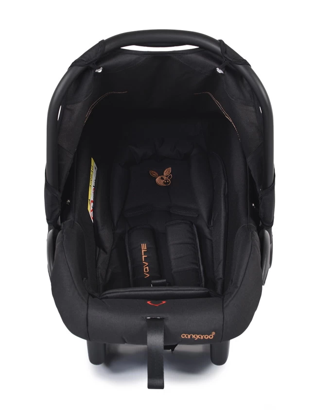 Cangaroo Ellada Black 3-in-1 Combi Kinderwagen Incl. Autostoel 16 Cangaroo Ellada Black 3-in-1 Combi Kinderwagen Incl. Autostoel - Afbeelding 14