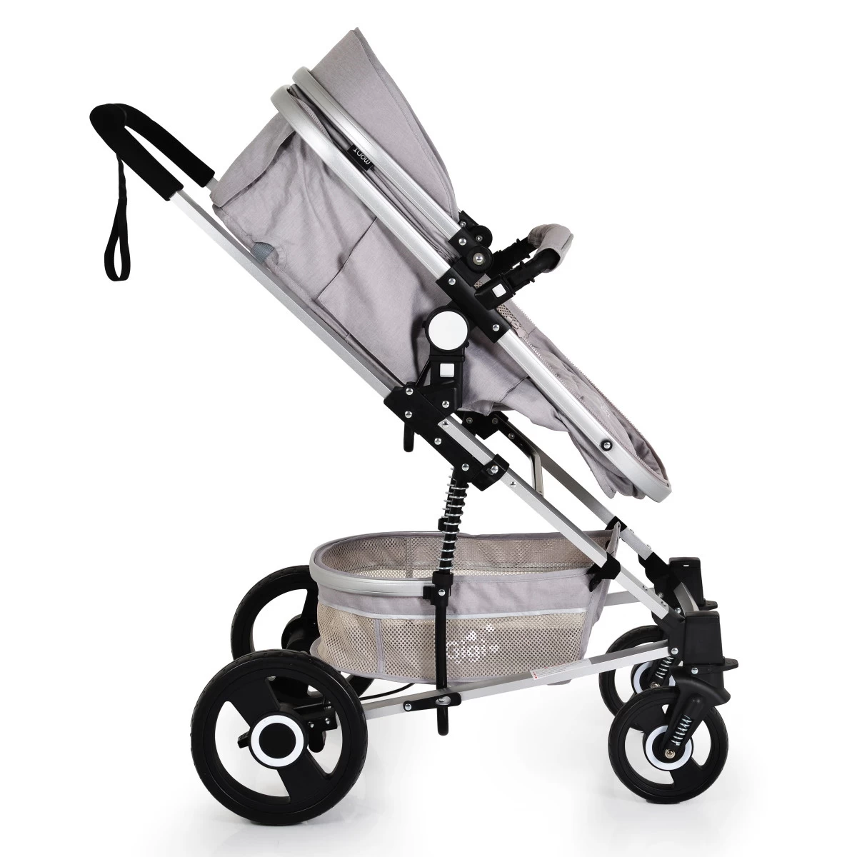 Cangaroo Gigi Light Grey 3-in-1 Combi Kinderwagen Incl. Autostoel 12 Cangaroo Gigi Light Grey 3-in-1 Combi Kinderwagen Incl. Autostoel - Afbeelding 10