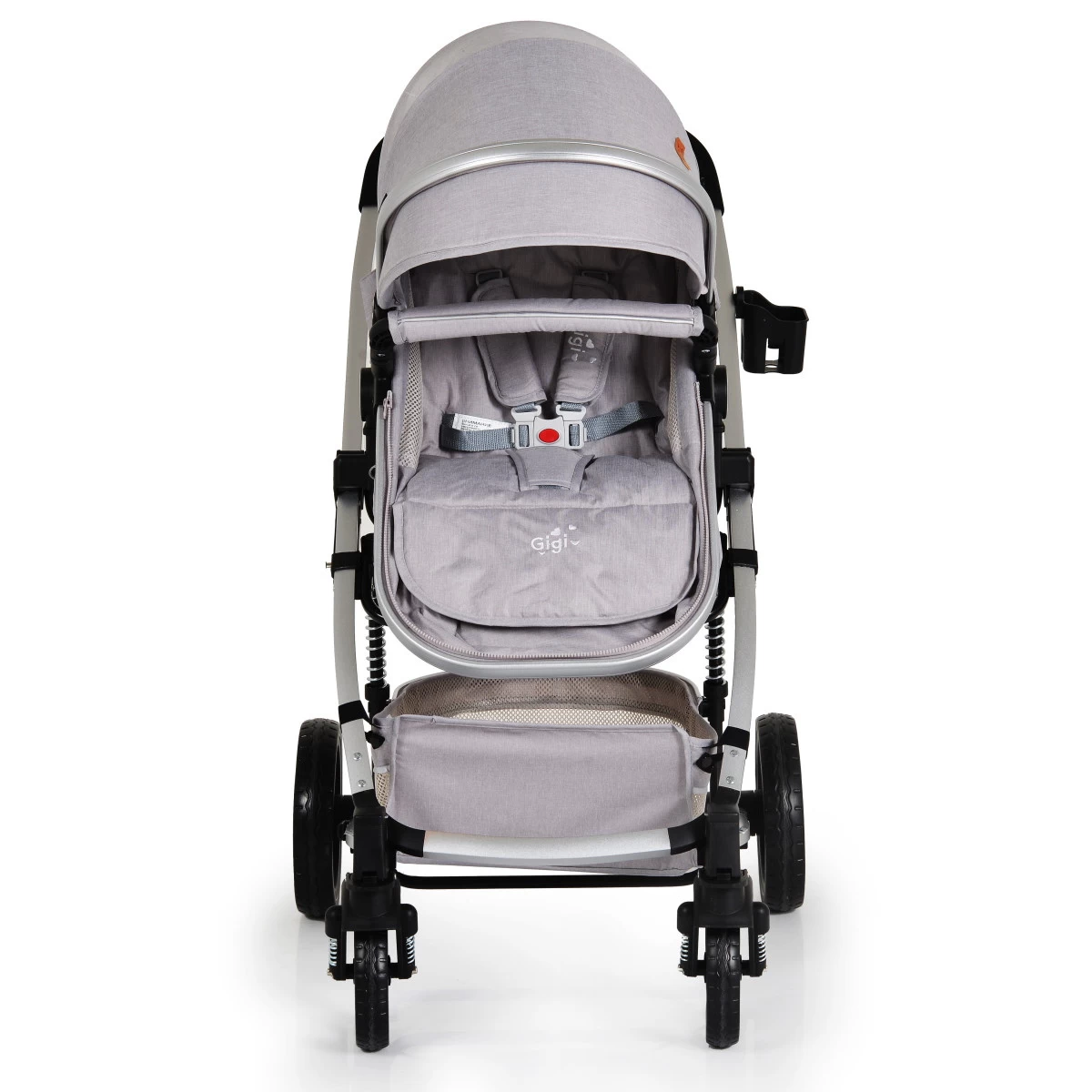 Cangaroo Gigi Light Grey 3-in-1 Combi Kinderwagen Incl. Autostoel 16 Cangaroo Gigi Light Grey 3-in-1 Combi Kinderwagen Incl. Autostoel - Afbeelding 14