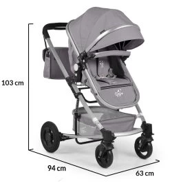 Cangaroo Gigi Light Grey 3-in-1 Combi Kinderwagen Incl. Autostoel 37 Cangaroo Gigi Light Grey 3-in-1 Combi Kinderwagen Incl. Autostoel -Kinderkraft Winkel cangaroo gigi light grey 3 in 1 combi kinderwagen 16