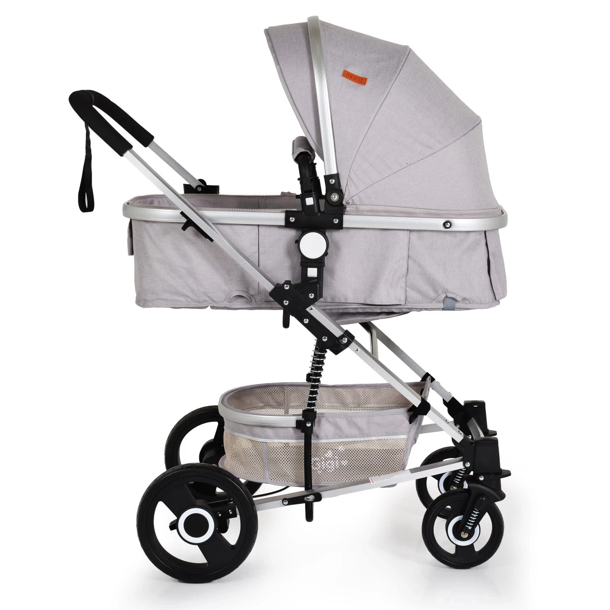 Cangaroo Gigi Light Grey 3-in-1 Combi Kinderwagen Incl. Autostoel 4 Cangaroo Gigi Light Grey 3-in-1 Combi Kinderwagen Incl. Autostoel - Afbeelding 2