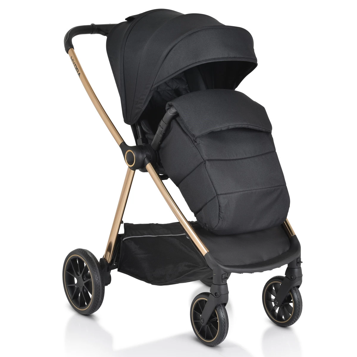 Cangaroo Hydra Black 2-in-1 Kinderwagen Incl. Adapter 19 Cangaroo Hydra Black 2-in-1 Kinderwagen Incl. Adapter - Afbeelding 17