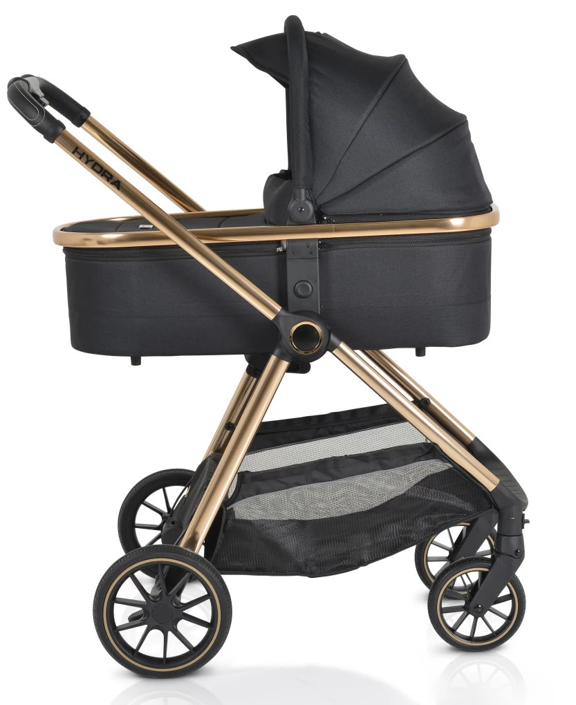 Cangaroo Hydra Black 2-in-1 Kinderwagen Incl. Adapter 6 Cangaroo Hydra Black 2-in-1 Kinderwagen Incl. Adapter - Afbeelding 4