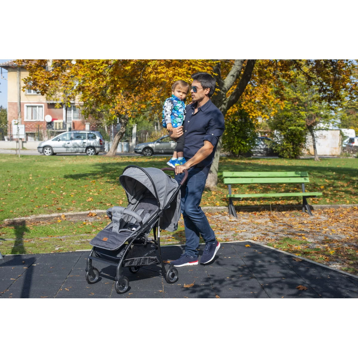 Cangaroo London Beige Wandelwagen 5598 16 Cangaroo London Beige Wandelwagen 5598 - Afbeelding 14