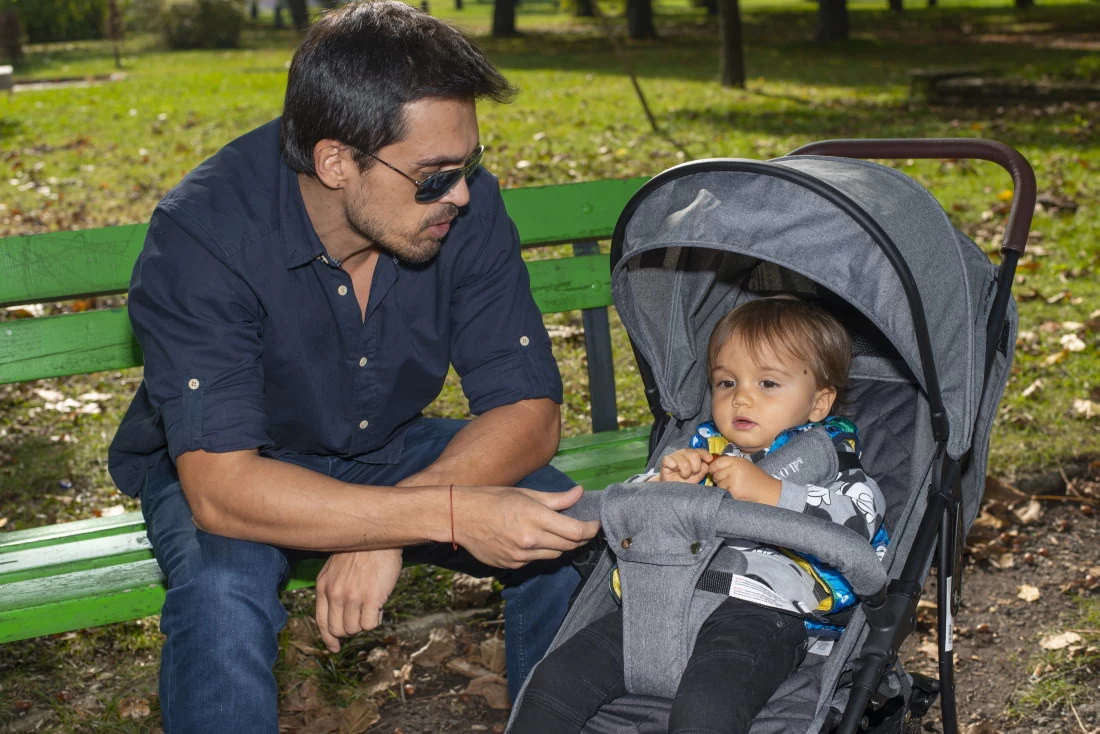 Cangaroo London Beige Wandelwagen 5598 17 Cangaroo London Beige Wandelwagen 5598 - Afbeelding 15