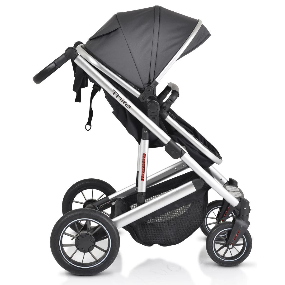 Cangaroo Thira Grey 3-in-1 Combi Kinderwagen Incl. Autostoel 16 Cangaroo Thira Grey 3-in-1 Combi Kinderwagen Incl. Autostoel - Afbeelding 14