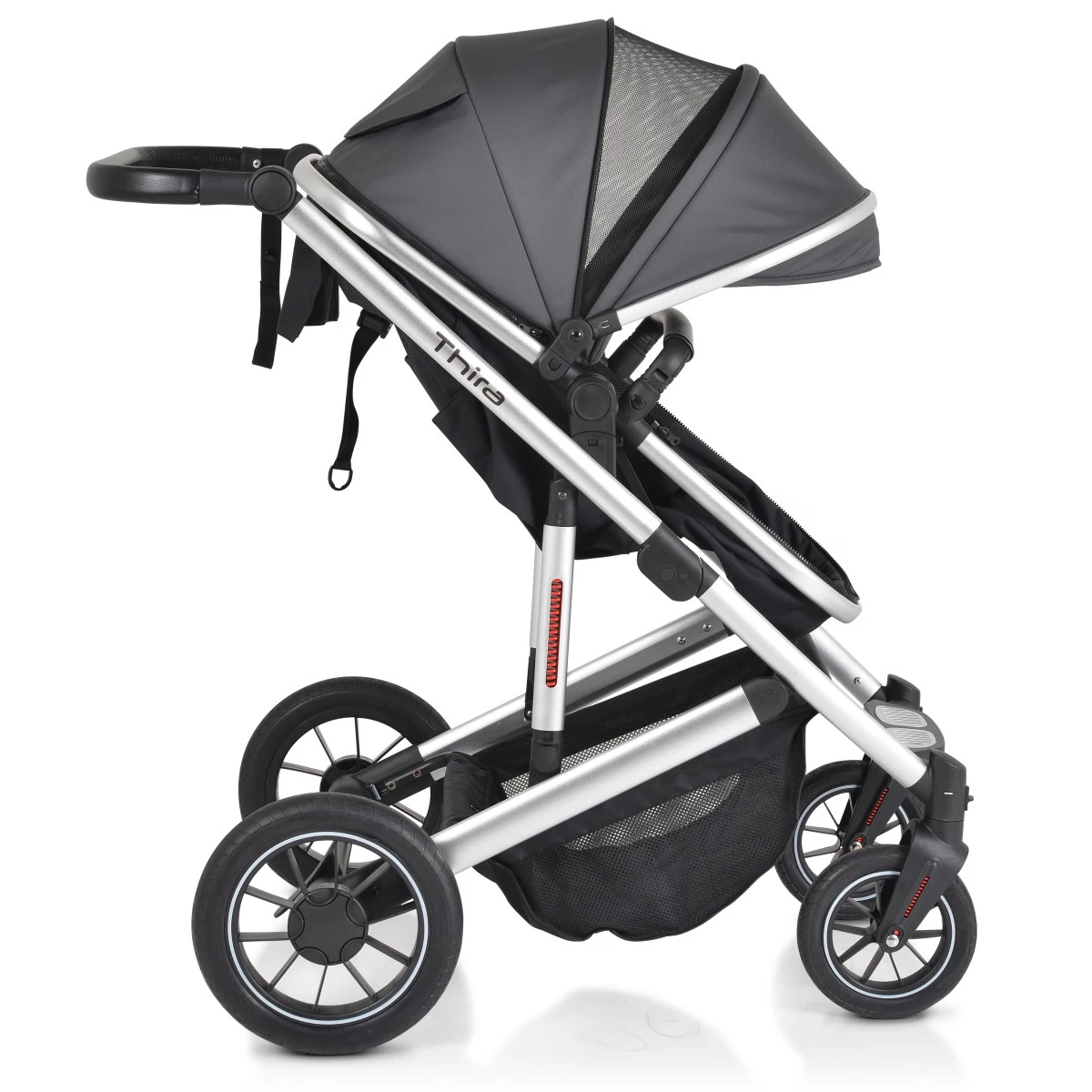 Cangaroo Thira Grey 3-in-1 Combi Kinderwagen Incl. Autostoel 17 Cangaroo Thira Grey 3-in-1 Combi Kinderwagen Incl. Autostoel - Afbeelding 15
