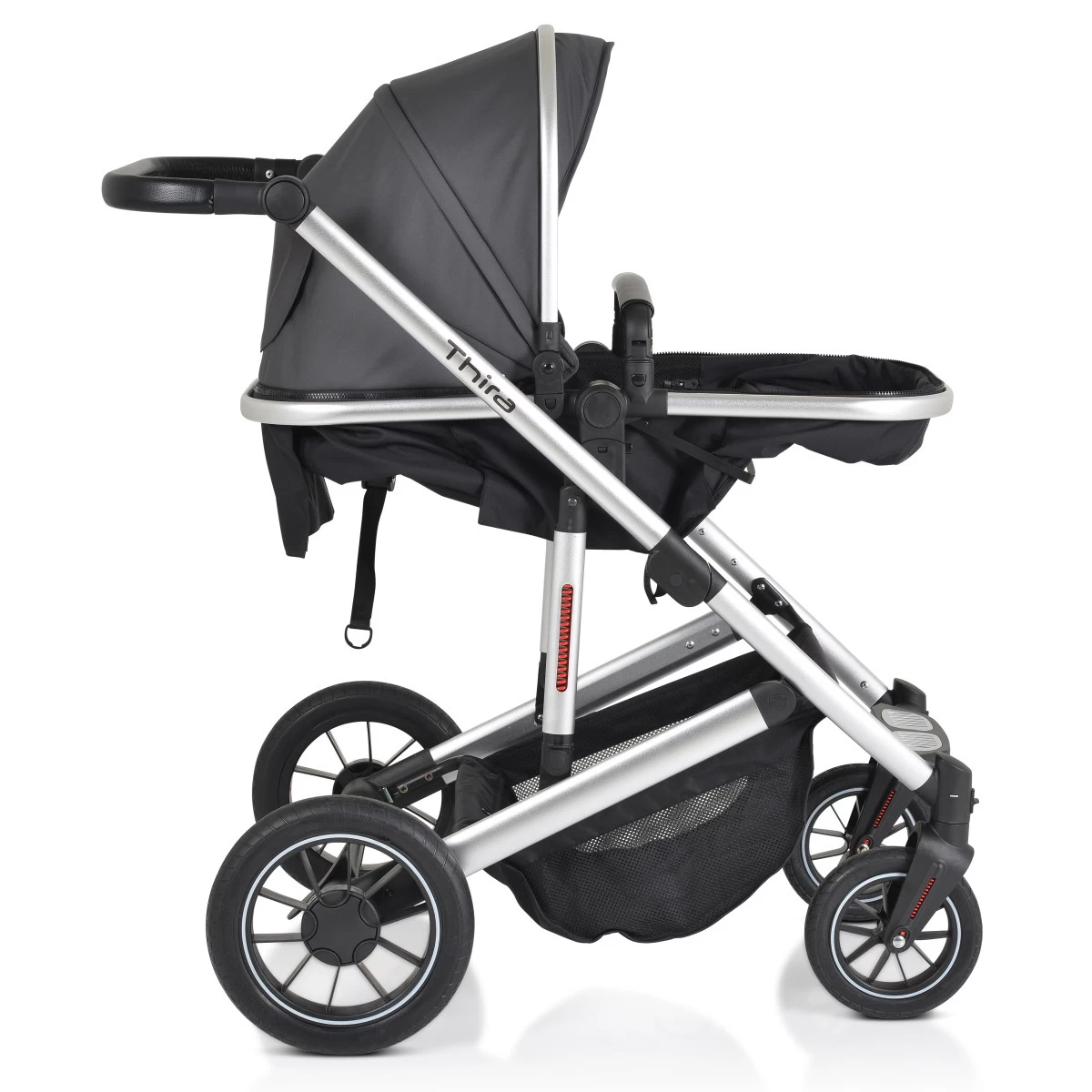 Cangaroo Thira Grey 3-in-1 Combi Kinderwagen Incl. Autostoel 19 Cangaroo Thira Grey 3-in-1 Combi Kinderwagen Incl. Autostoel - Afbeelding 17