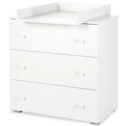 Babykamer Teuntje Wit: Ledikant En Commode -Kinderkraft Winkel commode teuntje wit 1