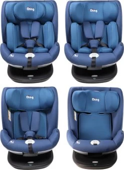Ding Mace Blue 360° I-Size Autostoel 0-36kg DI-111919 -Kinderkraft Winkel di 111919 ding mace blue 05