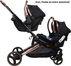 Ding Amigo Black/Rose 0-13kg Autostoel DI-191709 -Kinderkraft Winkel ding amigo black rose 0 13kg autostoel di 191709