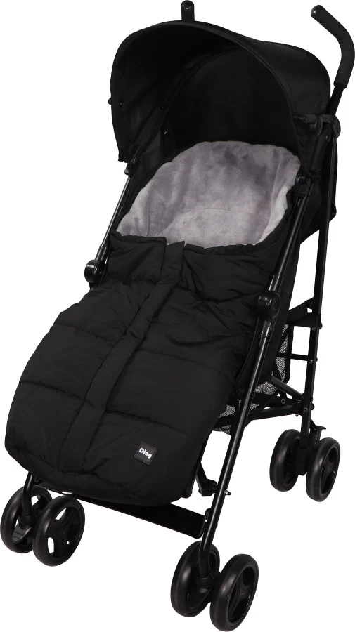 Ding Black Deluxe Universele Buggy/Wandelwagen Voetenzak DI-252424 11 Ding Black Deluxe Universele Buggy/Wandelwagen Voetenzak DI-252424 - Afbeelding 9